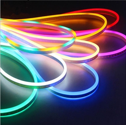 φως σχοινιών νέου των ευκίνητων ελαφριών, RGB 12V οδηγήσεων σιλικόνης νέου των οδηγήσεων 10mm