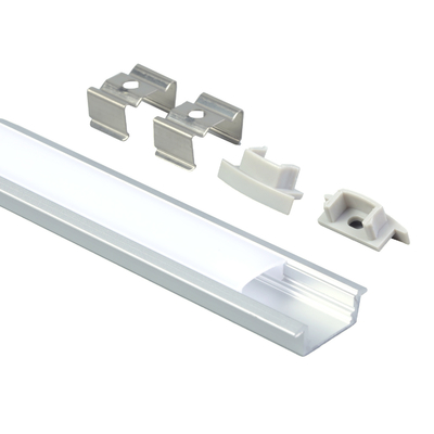 Προφίλ αλουμινίου Milky Anodized Shape U για Φωτιστικό Κουζίνας Χωνευτό