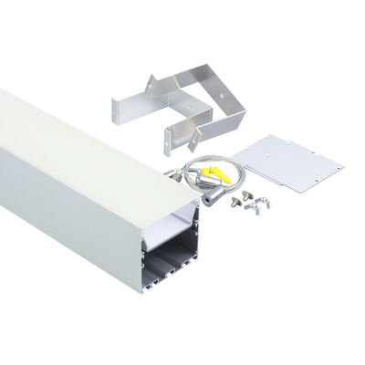 Κρεμαστό Προφίλ LED Αλουμινίου 79*77mm Ασημένιο περίβλημα ψύκτρας