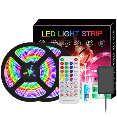 Η λουρίδα 5050 RGB έξυπνων οδηγήσεων ανάβει 10 Bluetooth APP μέτρα cOem ελέγχου
