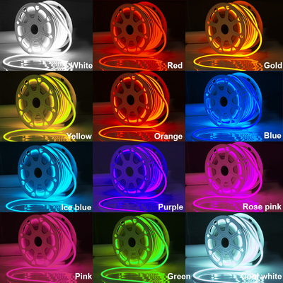 φως σχοινιών νέου των ευκίνητων ελαφριών, RGB 12V οδηγήσεων σιλικόνης νέου των οδηγήσεων 10mm