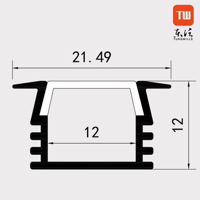 16x12mm τοποθετημένος φωτισμός λουρίδων των οδηγήσεων για το υλικό αργιλίου γυψοσανίδας