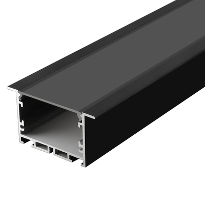 κανάλι ξηρών τοίχων των οδηγήσεων 50x35mm, ασημένιο σχεδιάγραμμα αλουμινίου για τη λουρίδα φωτισμού των οδηγήσεων