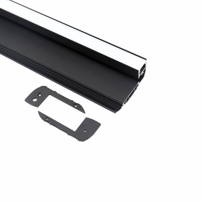 Σχεδιάγραμμα 65mm×28mm των οδηγήσεων παρυφών σκαλοπατιών κινηματογράφων με το αντιολισθητικό λάστιχο