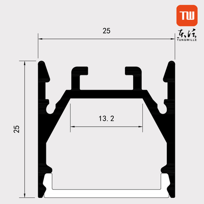 Σχεδιάγραμμα 25mmx25mm των σύγχρονων εσωτερικών τοποθετημένο επιφάνεια οδηγήσεων για τον ελαφρύ διασκορπιστή των οδηγήσεων