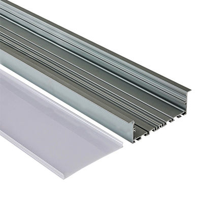 Τοποθετημένο οδηγήσεων ασβεστοκονιάματος αργιλίου λουρίδων οδηγήσεων σχεδιάγραμμα των ελαφριών κανάλι που προσαρμόζεται που υποβάλλεται σε ανοδική οξείδωση