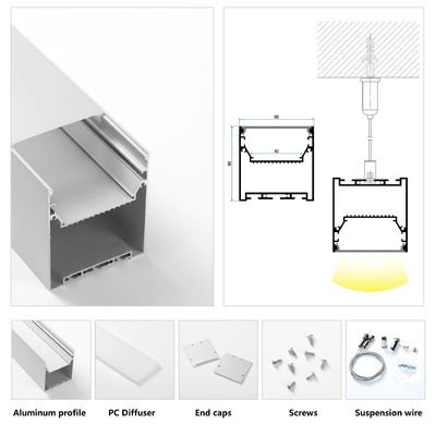 Διακοσμητικό οδηγημένο αναστολή προσάρτημα φωτισμού εγκατάστασης τοίχων σχεδιαγράμματος λουρίδων