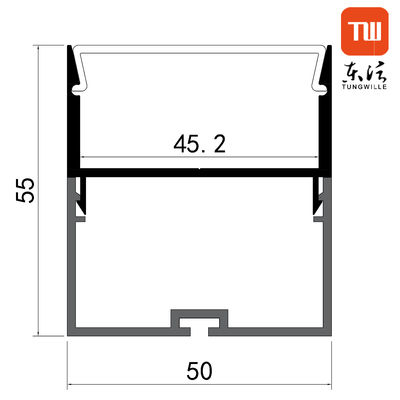 Η λουρίδα των οδηγήσεων εξώθησε το κανάλι σχεδιαγράμματος αργιλίου, ανασταλμένο σχεδιάγραμμα αργιλίου των οδηγήσεων