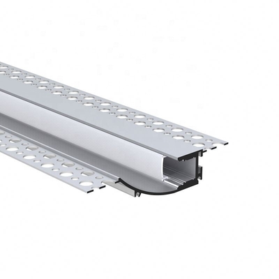 Προφίλ LED σχήματος U γυψοσανίδας 6063 Υλικό κράματος αλουμινίου