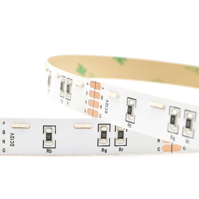 Πλαϊνές λωρίδες LED RGB που εκπέμπουν , 020 Led SMD LED Flexible Strip 60 Led / M