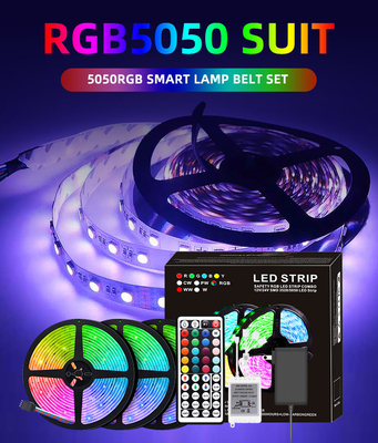 Φω'τα 12V 44 λουρίδων των RGB ζωηρόχρωμων έξυπνων οδηγήσεων βασικός υπέρυθρος cOem τηλεχειρισμού