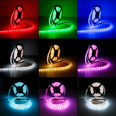 12V 5050 φω'τα λουρίδων RGB 10 οδηγήσεων μέτρου με το μακρινό έλεγχο συγχρονισμού IP20