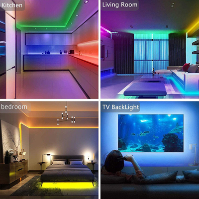 APP Bluetooth έλεγχος 5050 λουρίδα των RGB οδηγήσεων αδιάβροχη για την εσωτερική υπαίθρια διακόσμηση