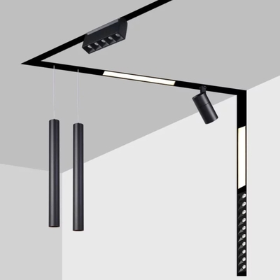 Magnetic Recessed Track Light Rail Στρογγυλή 48V 16mm για Γραμμικό Φως