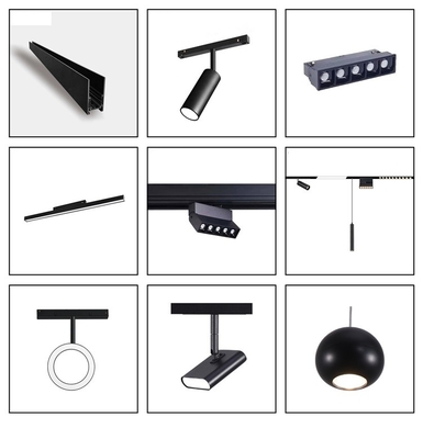 Magnetic Recessed Track Light Rail Στρογγυλή 48V 16mm για Γραμμικό Φως
