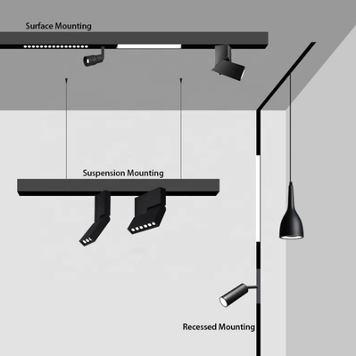 Ρυθμιζόμενη γραμμική μαγνητική ράγα LED για κρεβατοκάμαρα κουζίνας OEM ODM