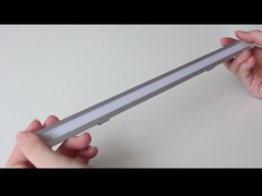 TW1506A Square Recessed LED Strip Channel , Recessed LED Extrusion For Cabinet Cupboard